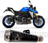Auspuffendstück Mit Geräuschzulassung Pro-Race Nichrom Schwarz Edelstahl - Arrow Special Parts Kompatibel Mit Suzuki Gsx-S 1000 (2021-2024)