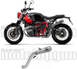 Auspuffendstück Mit Geräuschzulassung Pro-Race Nichrom Edelstahl - Arrow Special Parts Kompatibel Mit Bmw R Nine T 1200 Scrambler (2021-2024)
