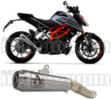 Auspuffendstück Mit Geräuschzulassung Pro-Race Nichrom Edelstahl - Arrow Special Parts Kompatibel Mit Ktm 125 Duke (2021-2023)