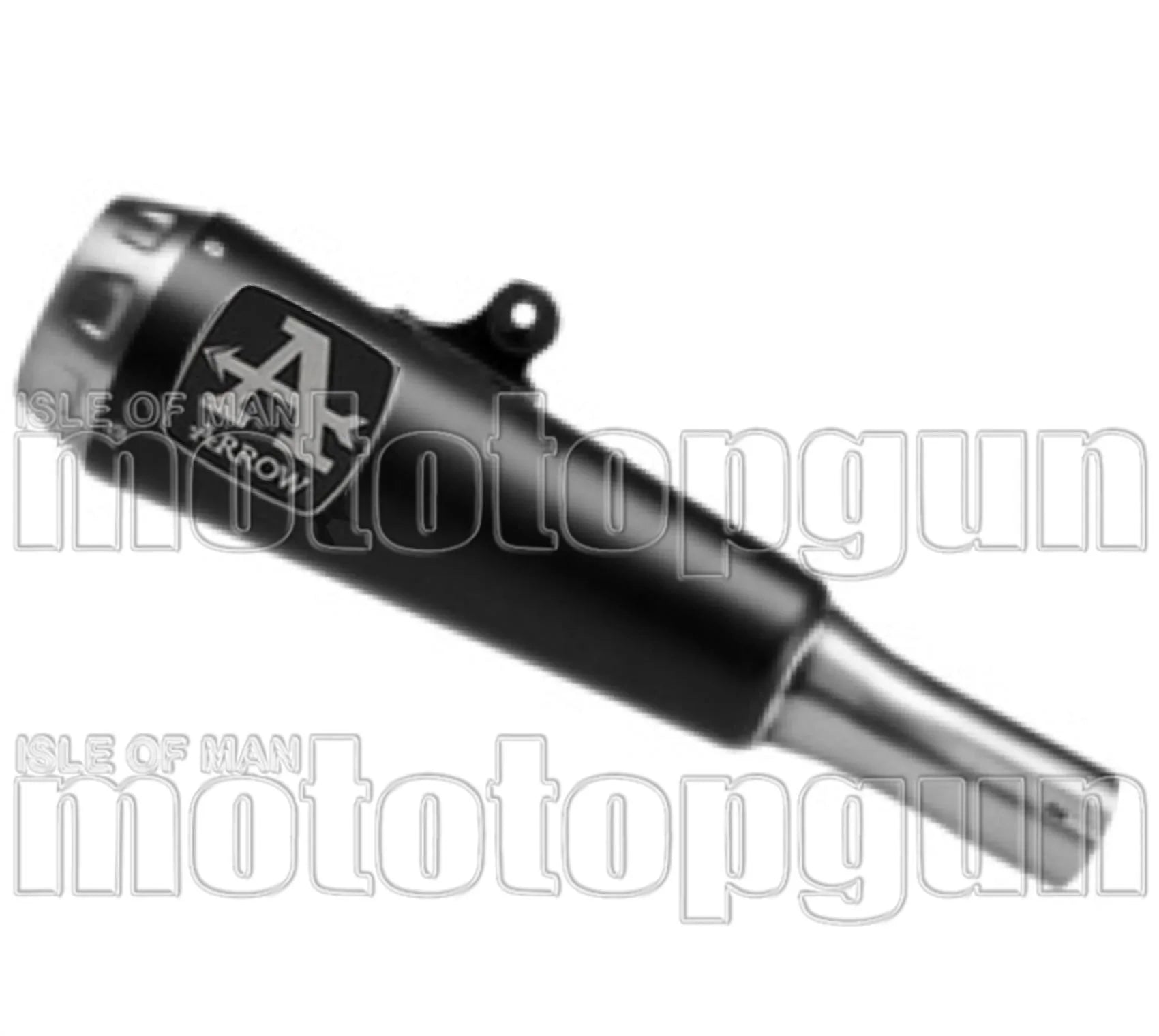 Auspuffendstück Mit Geräuschzulassung Pro-Race Nichrom Schwarz - Arrow Special Parts Kompatibel Mit Kawasaki Z 500 (2024-2026)