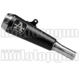 Auspuffendstück Mit Geräuschzulassung Pro-Race Nichrom Schwarz - Arrow Special Parts Kompatibel Mit Kawasaki Ninja 500 (2024-2026)