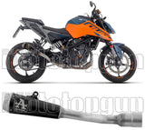 Auspuffendstück Mit Geräuschzulassung Pro-Race Nichrom Schwarz - Arrow Special Parts Kompatibel Mit Ktm 125 Duke (2024-2026)