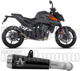 Auspuffendstück Mit Geräuschzulassung Pro-Race Nichrom Schwarz - Arrow Special Parts Kompatibel Mit Ktm 990 Duke (2024-2026)