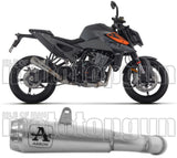 Auspuffendstück Mit Geräuschzulassung Pro-Race Titan Titan - Arrow Special Parts Kompatibel Mit Ktm 990 Duke (2024-2026)
