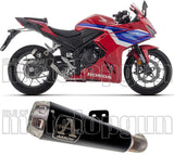 Auspuffendstück Mit Geräuschzulassung Pro-Race Nichrom Schwarz - Arrow Special Parts Kompatibel Mit Honda Cbr 500 R (2024-2026)