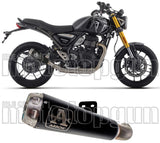 Exhaust Tip With Noise Certification Pro-Race Black Nichrom - Arrow Special Parts Compatible With Triumph Speed 400 (2024-2025)