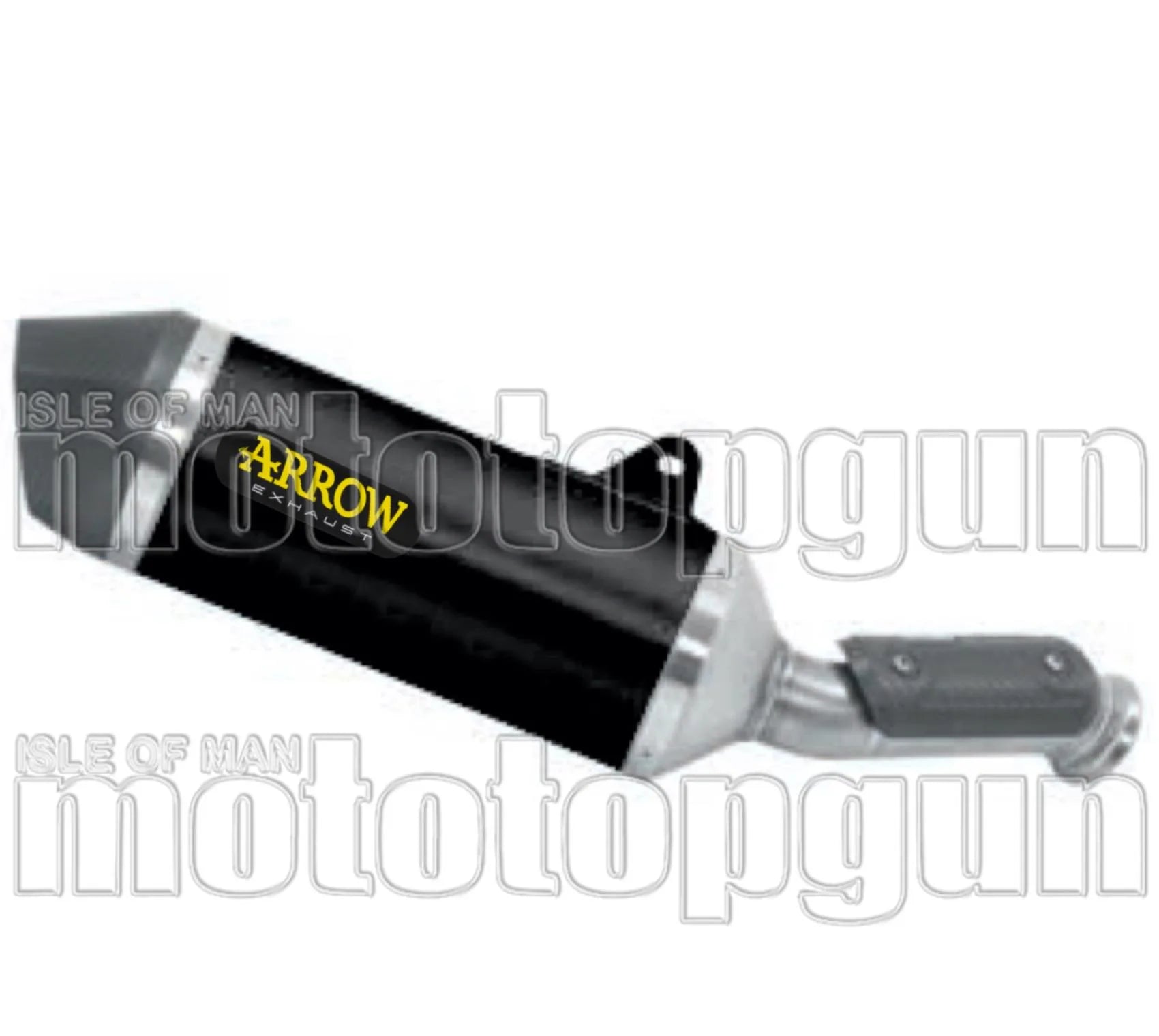 Auspuffendstück Mit Geräuschzulassung Race-Tech Aluminium Schwarz Carbon - Arrow Special Parts Kompatibel Mit Cfmoto 800 Mt Touring (2022-2023)