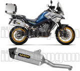 Auspuffendstück Mit Geräuschzulassung Race-Tech Titan Carbon - Arrow Special Parts Kompatibel Mit Cfmoto 800 Mt Touring (2022-2023)