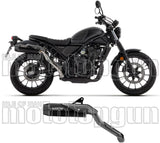 Auspuffendstück Mit Geräuschzulassung Rebel Aluminium Schwarz Carbon - Arrow Special Parts Kompatibel Mit Honda Cl 500 (2023-2024)
