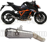 Exhaust Tip With Noise Certification Pro-Race Nichrom Stainless Steel - Arrow Special Parts Compatible With Ktm 1290 Superduke R (2020-2023)