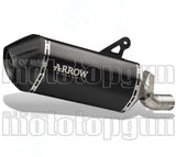 Exhaust Tip With Noise Certification Sonora Black Aluminium Carby End Cap - Arrow Special Parts Compatible With Ktm 1290 Superadventure S (2021-2024)