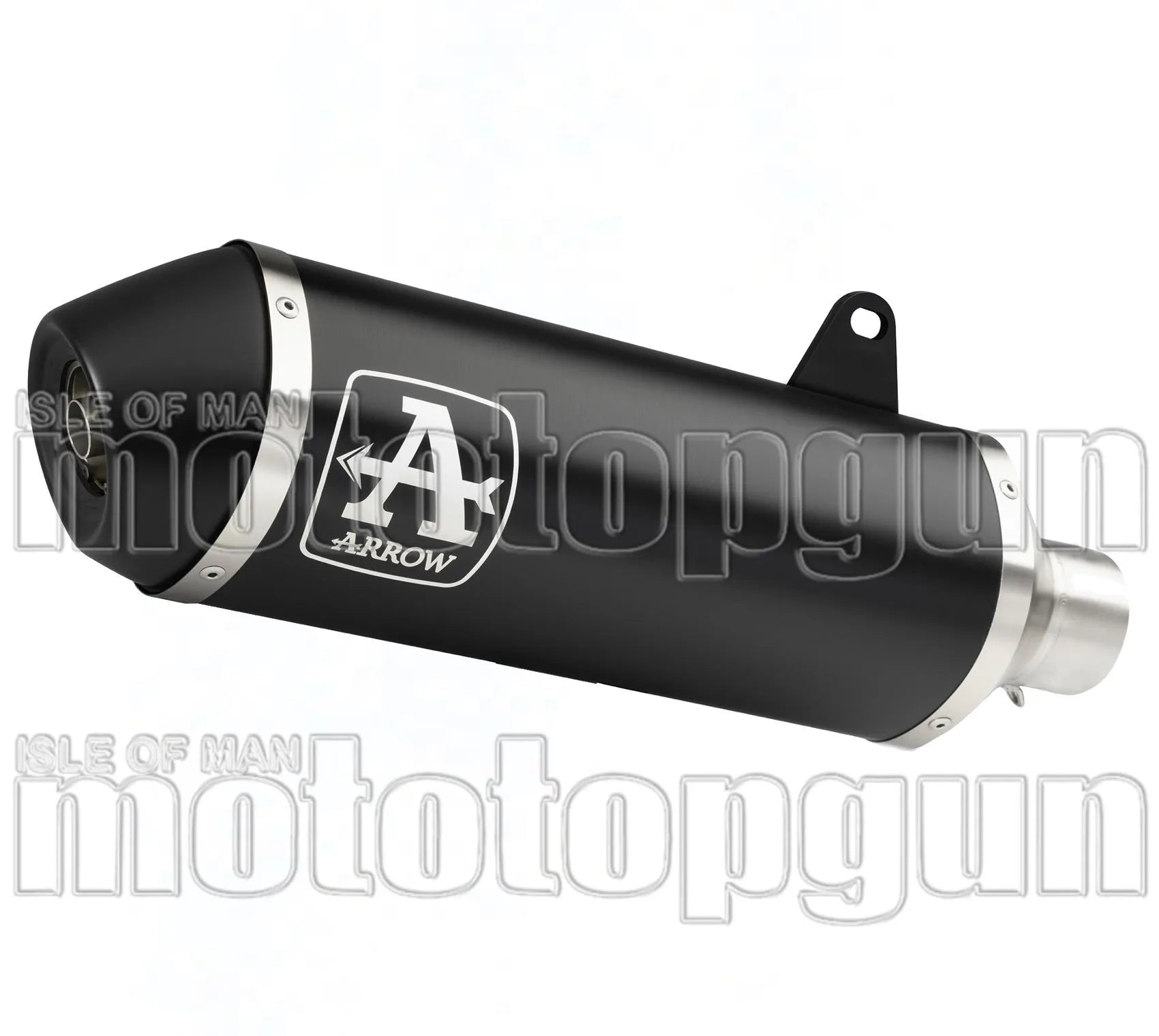 Auspuffendstück Ohne Katalysator Und Mit Geräuschzulassung Urban Aluminium Schwarz Edelstahl Schwarz - Arrow Special Parts Kompatibel Mit Peugeot Metropolis 400 (2017-2021)
