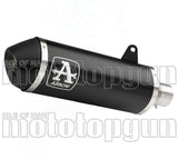 Auspuffendstück Ohne Katalysator Und Mit Geräuschzulassung Urban Aluminium Schwarz Edelstahl Schwarz - Arrow Special Parts Kompatibel Mit Peugeot Metropolis 400 (2017-2021)