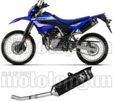 Auspuffendstück Mit Geräuschzulassung Thunder Aluminium Schwarz Endkappe Carby - Arrow Special Parts Kompatibel Mit Yamaha Wr 125 R (2026)