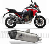 Auspuffendstück Mit Geräuschzulassung Veloce Titan Carbon - Arrow Special Parts Kompatibel Mit Ducati Multistrada V4 1100 (2021-2024)