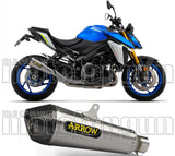 Auspuffendstück Mit Geräuschzulassung X-Kone Nichrom Carbon - Arrow Special Parts Kompatibel Mit Suzuki Gsx-S 1000 Gt (2021-2024)