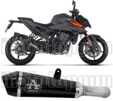 Auspuffendstück Mit Geräuschzulassung X-Kone Nichrom Schwarz Carbon - Arrow Special Parts Kompatibel Mit Ktm 990 Duke (2024-2026)