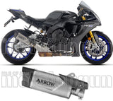 Auspuffendstück Mit Geräuschzulassung Indy-Race Evo Titan Endkappe Carby - Arrow Special Parts Kompatibel Mit Yamaha Yzf-R1 1000 (2025)