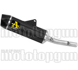 Auspuffendstück Mit Geräuschzulassung Indy-Race Aluminium Schwarz Endkappe Carby - Arrow Special Parts Kompatibel Mit Yamaha Ténéré 700 (2025-2026)