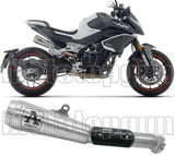 Auspuffendstück Mit Geräuschzulassung Pro-Race Nichrom - Arrow Special Parts Kompatibel Mit Cfmoto 800 Nk (2023-2025)