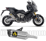 Auspuffendstück Mit Geräuschzulassung Race-Tech Short Aluminium Endkappe Carby - Arrow Special Parts Kompatibel Mit Honda X-Adv 750 (2025-2026)