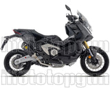 Auspuffendstück Mit Geräuschzulassung Race-Tech Short Aluminium Schwarz Endkappe Carby - Arrow Special Parts Kompatibel Mit Honda X-Adv 750 (2025-2026)