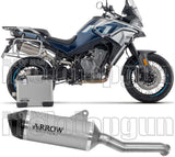 Auspuffendstück Mit Geräuschzulassung Race-Tech Titan Endkappe Carby - Arrow Special Parts Kompatibel Mit Cfmoto 800 Mt (2025-2026)