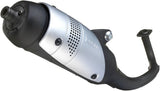Complete Catalytic Exhaust System With Sound Certification Touring Stainless Steel - Leovince Compatible With Piaggio Nrg Mc2 Extreme Liquid (2000)