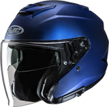 Urban Motorcycle Helmet Hjc I31 Advanced Polycarbonate Semi Flat Metallic Blue Size 08 M