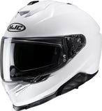 Full-Face Motorcycle Helmet Hjc I71 Advanced Polycarbonate Pearl White Size 11 Xxl