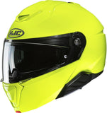Klapphelm Für Motorrad Hjc I91 Advanced Polycarbonate Composite Fluoreszierendes Grün Grösse 12 Xxxl