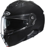 Flip-Up Motorcycle Helmet Hjc I91 Advanced Polycarbonate Composite Metal Black Size 10 Xl
