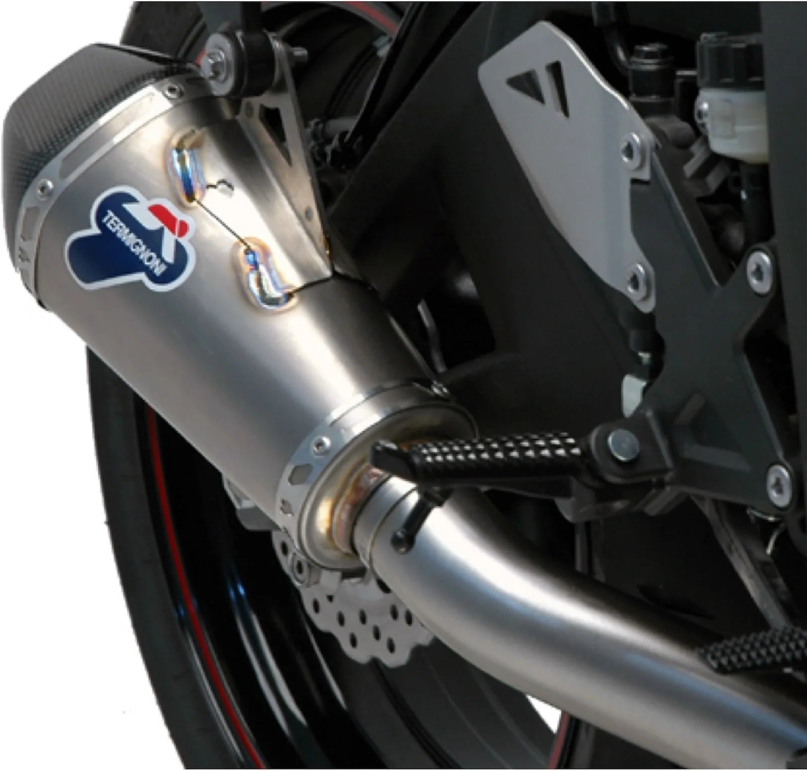 Auspuffendstück Mit Geräuschzulassung Relevance Titan Carbon Cap - Termignoni Kompatibel Mit Kawasaki Zx-10R (2010-2012)