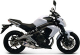 Komplette Auspuffanlage Mit Geräuschzulassung Relevance Edelstahl - Termignoni Kompatibel Mit Kawasaki Er-6 N (2012-2016)