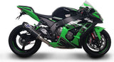 Komplette Auspuffanlage Ohne Geräuschzulassung Relevance Carbon Carbon Cap - Termignoni Kompatibel Mit Kawasaki Zx-10R (2010-2018)