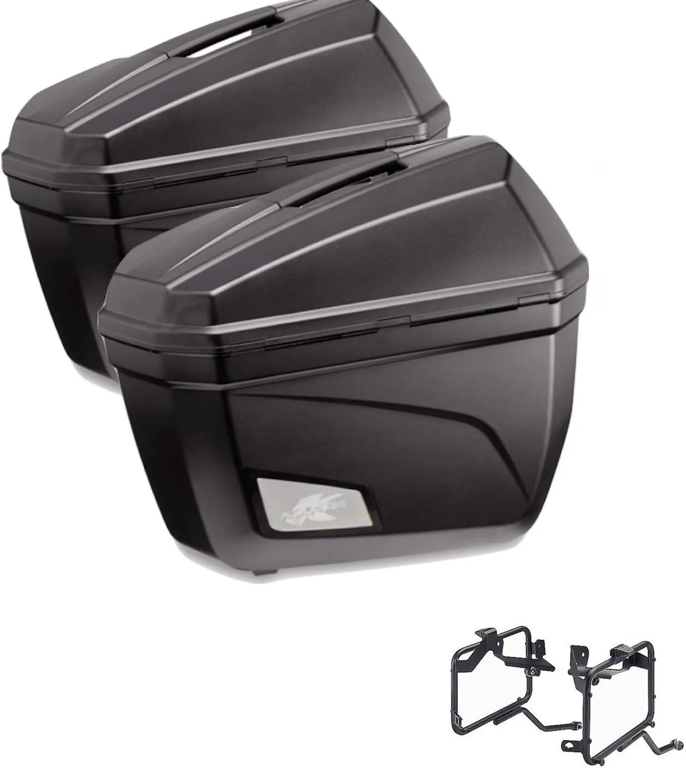 Seitenkoffer K22N + Seitenkoffer-Trager - Kappa Moto Kompatibel Mit Moto Morini X-Cape 649 (2021-2023)