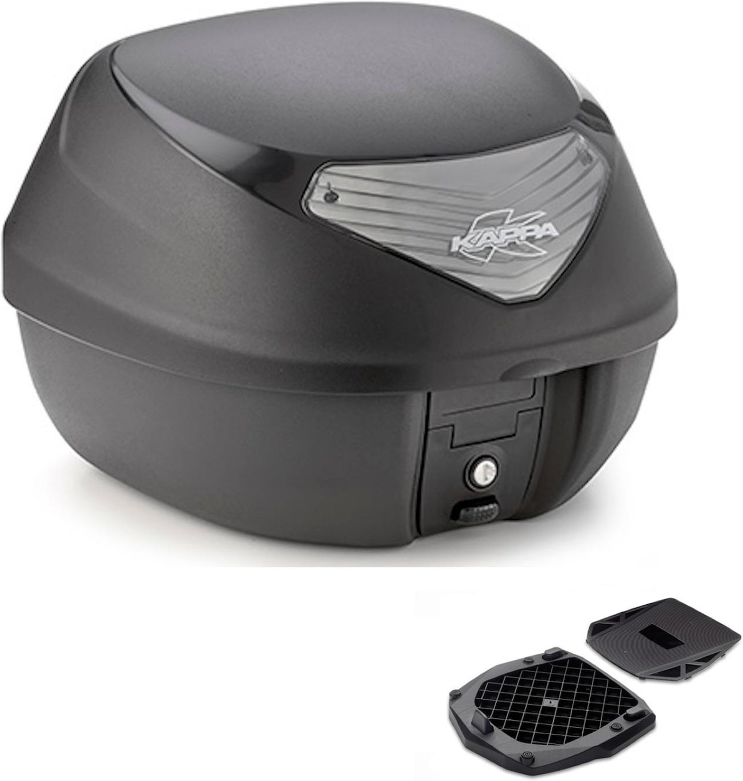 Top Case K29Nt + Rear Rack - Kappa Moto Compatible With Kymco Xciting 400 I (2013-2017)