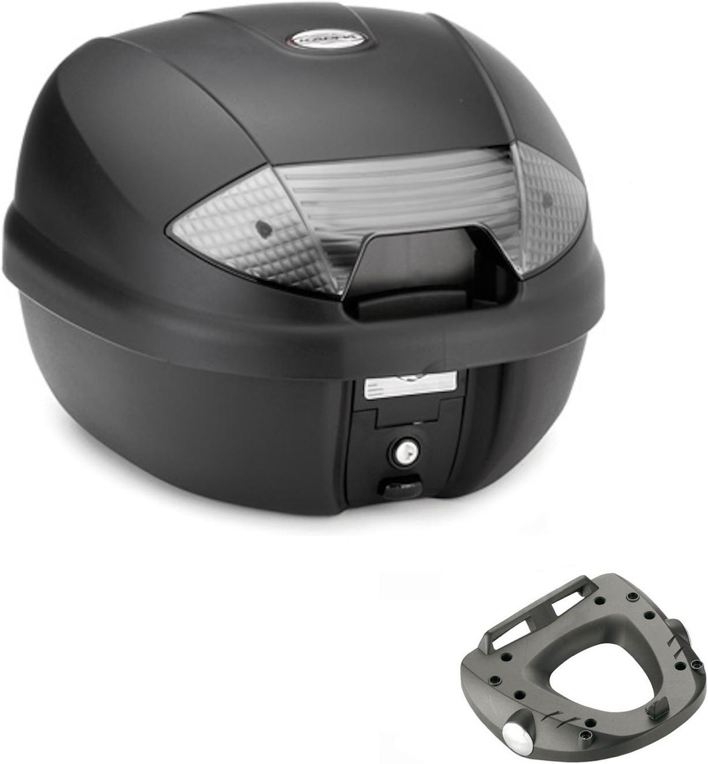 Top Case K30Nt + Rear Rack - Kappa Moto Compatible With Aprilia Shiver 750 Abs (2010-2020)