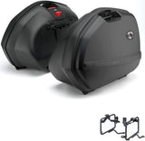Side Cases K33N + Side Cases Holder - Kappa Moto Compatible With Kawasaki Zx 14 (2006-2011)