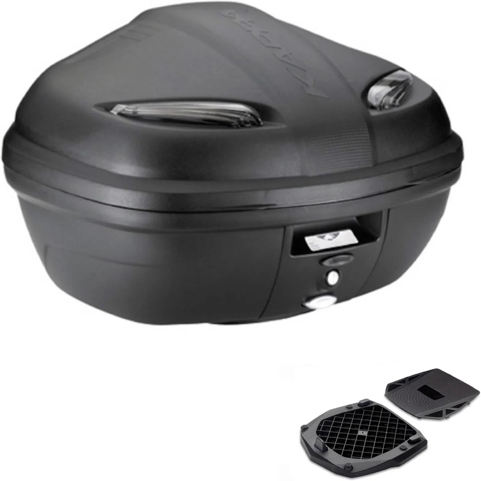 Koffer K47Nt + Trager Manta - Kappa Moto Kompatibel Mit Askoll Ngs1 Ngs2 Ngs3 (2020-2023)