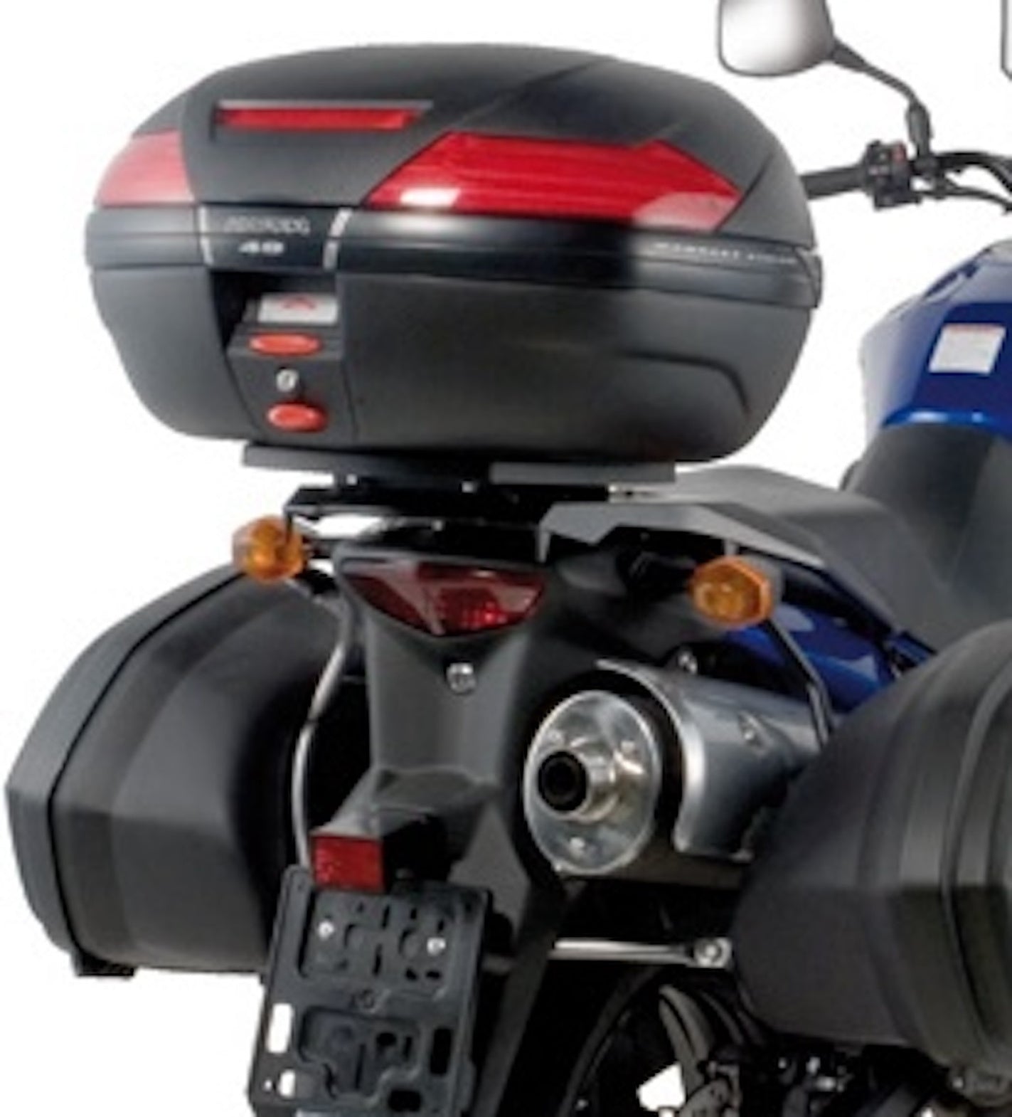 Rear Rack Monokey - Kappa Moto Compatible With Kawasaki Klv 1000 (2004-2010)