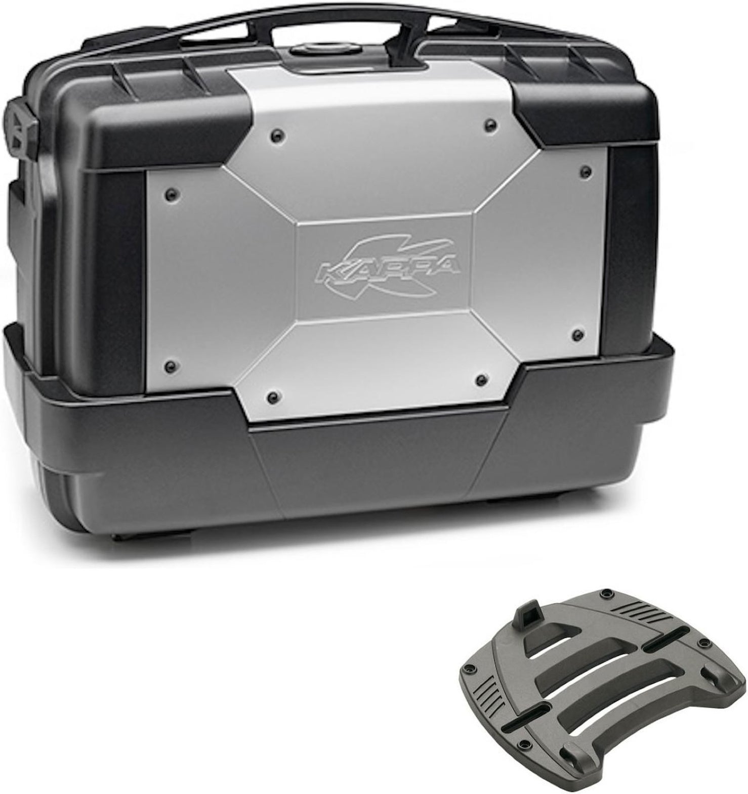 Top Case Kgr33 + Rear Rack Garda - Kappa Moto Compatible With Kawasaki Er-5 500 (2001-2007)