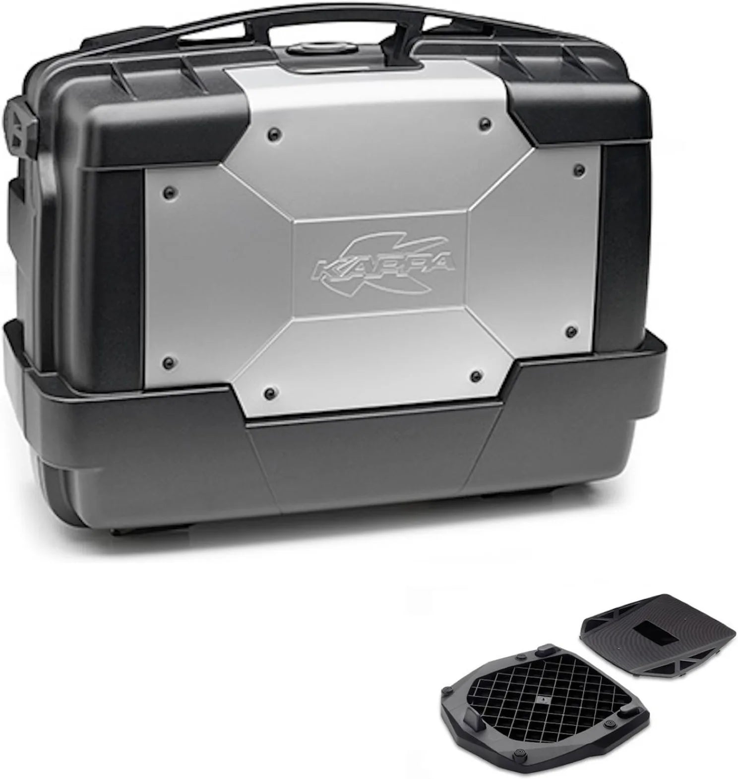 Koffer Kgr33 + Trager Garda - Kappa Moto Kompatibel Mit Mbk Skycruiser 125 (2010-2012)