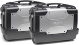Side-Cases Kgr33Pack2 Garda 33 Lt + Side-Case Holder Monokey - Kappa Moto Compatible With Suzuki Gsf 1250 Bandit - S (2007-2011)