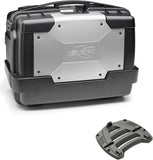 Koffer Kgr46 + Trager Garda - Kappa Moto Kompatibel Mit Kawasaki Zr 7 750 S (1999-2004)