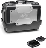 Koffer Kgr46 Garda 46 Lt + Trager Monokey - Kappa Moto Kompatibel Mit Benelli Trk 502 X (2020-2023)