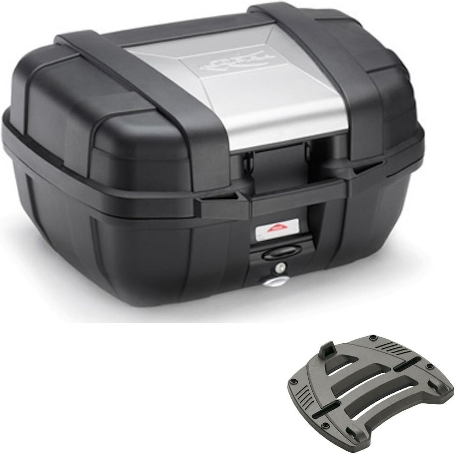 Top Case Kgr52 + Rear Rack Garda - Kappa Moto Compatible With Kawasaki Er-5 500 (2001-2007)