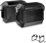 Seitenkoffer Kms36Bpack2 + Seitenkoffer-Trager K'Mission Aluminium - Kappa Moto Kompatibel Mit Ktm 890 Adventure (2023)