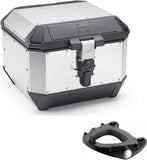 Top Case Kms44A + Rear Rack K'Mission Aluminium - Kappa Moto Compatible With Triumph Tiger 900 (2020-2023)