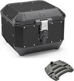 Koffer Kms44B + Trager K'Mission Aluminium - Kappa Moto Kompatibel Mit Yamaha Tdm 900 (2002-2014)